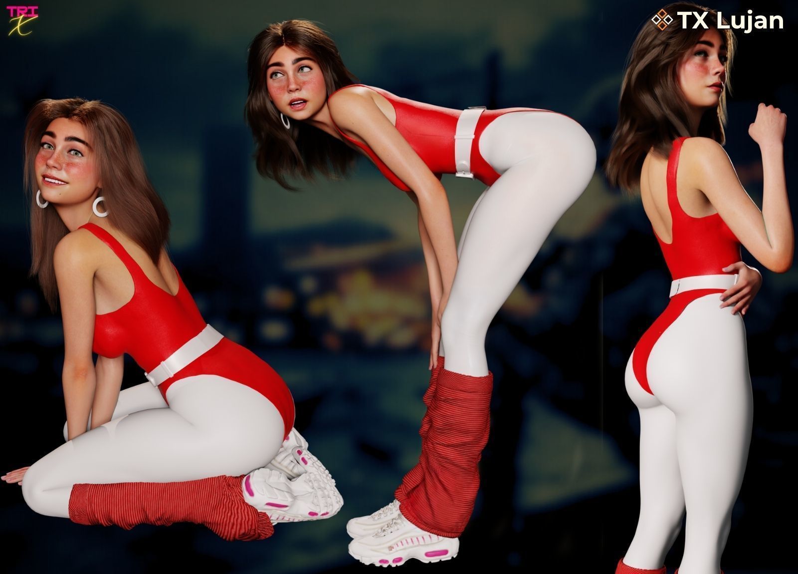 TX Lujan Premium Pack for G9 G8 G8-1 Low-poly 3D model_2