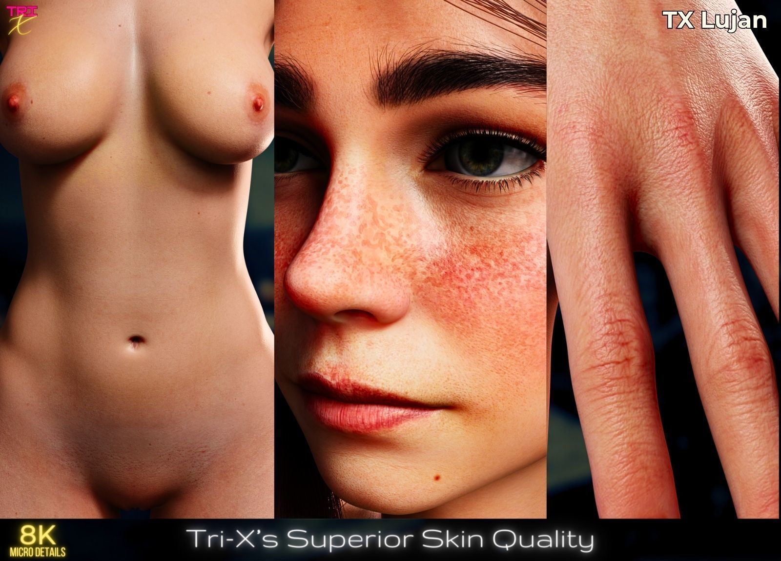 TX Lujan Premium Pack for G9 G8 G8-1 Low-poly 3D model_4