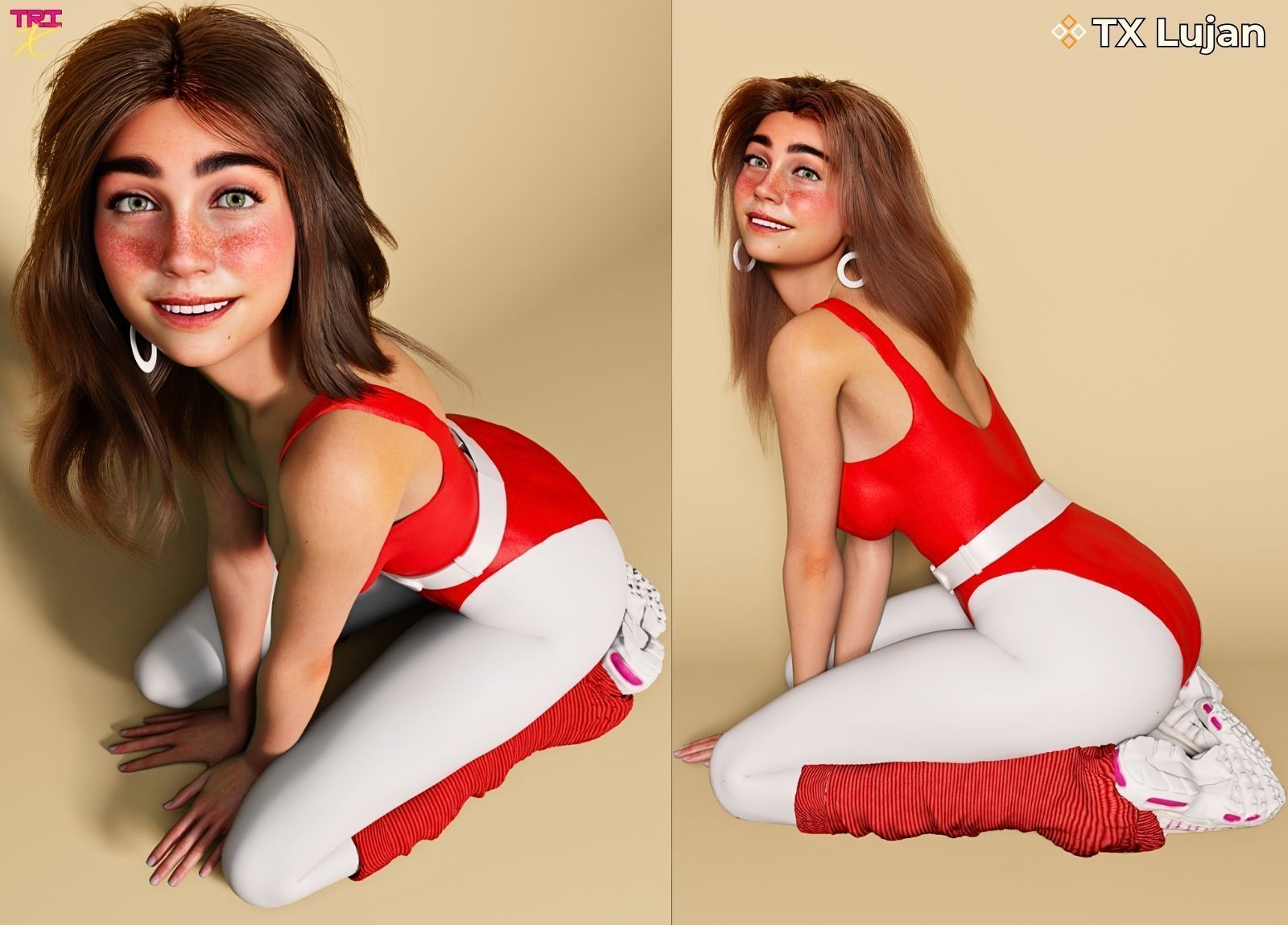 TX Lujan Premium Pack for G9 G8 G8-1 Low-poly 3D model_5