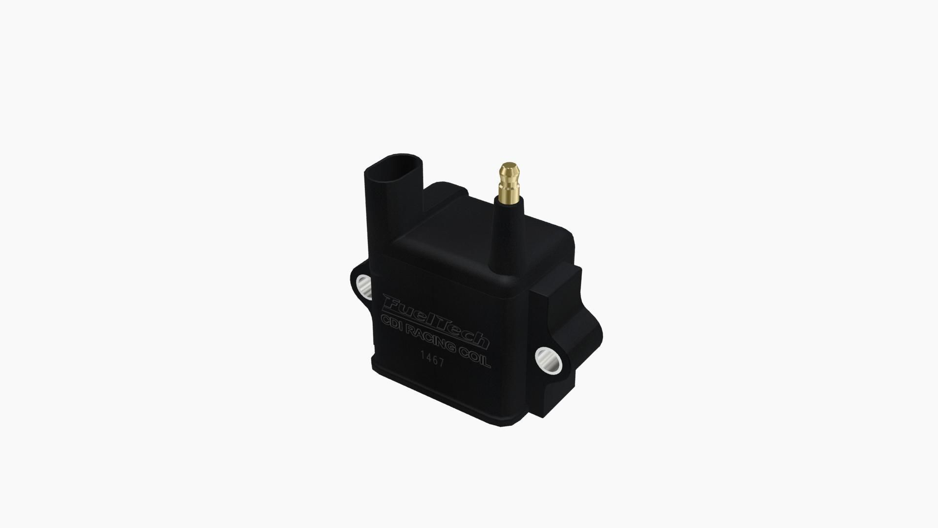 Fueltech CDI Racing Ignition Coil Low-poly 3D model_2