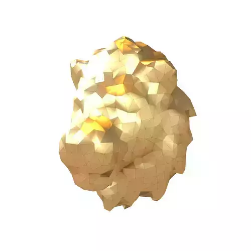 Styled Lion Head v1 002