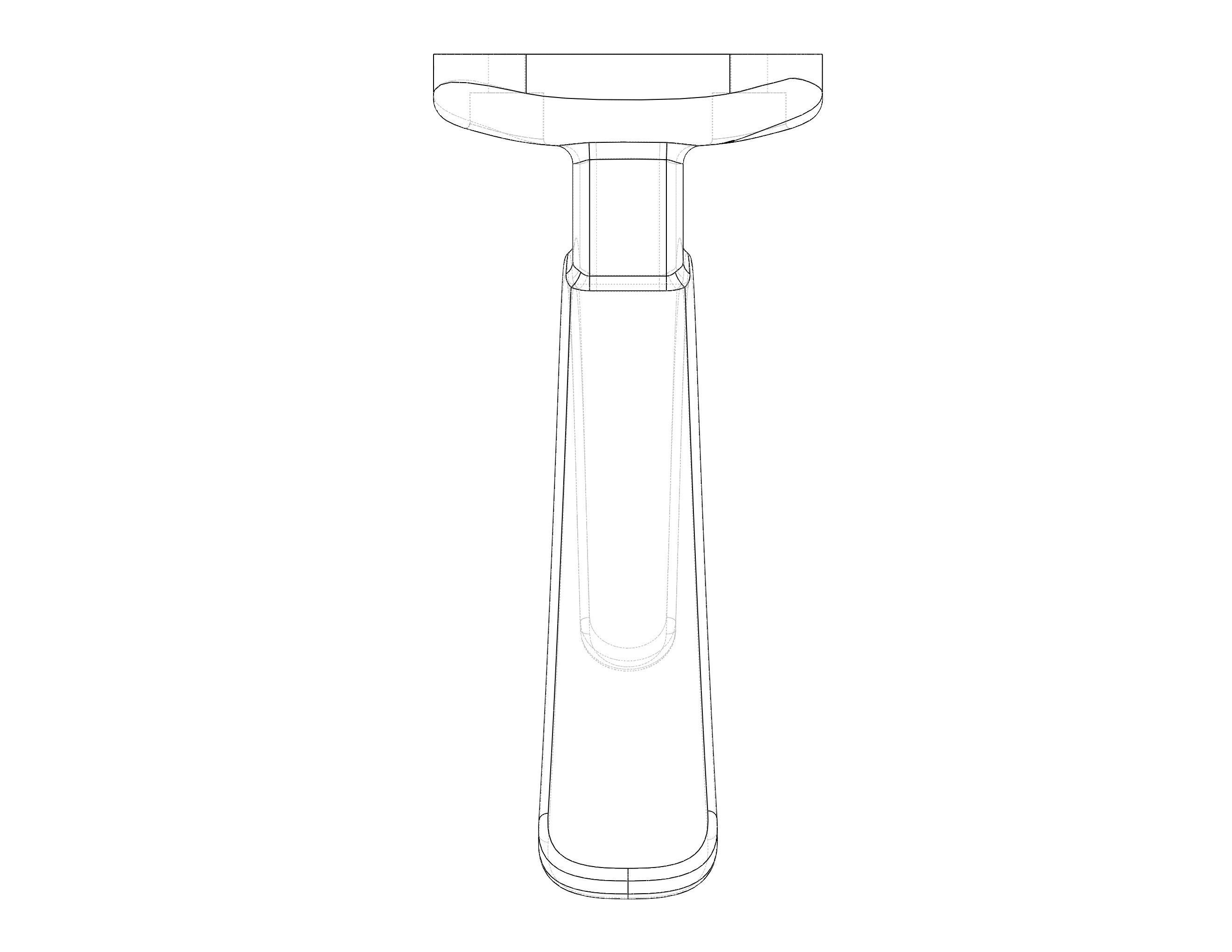 Plastic Towel Holder 3D print model_15