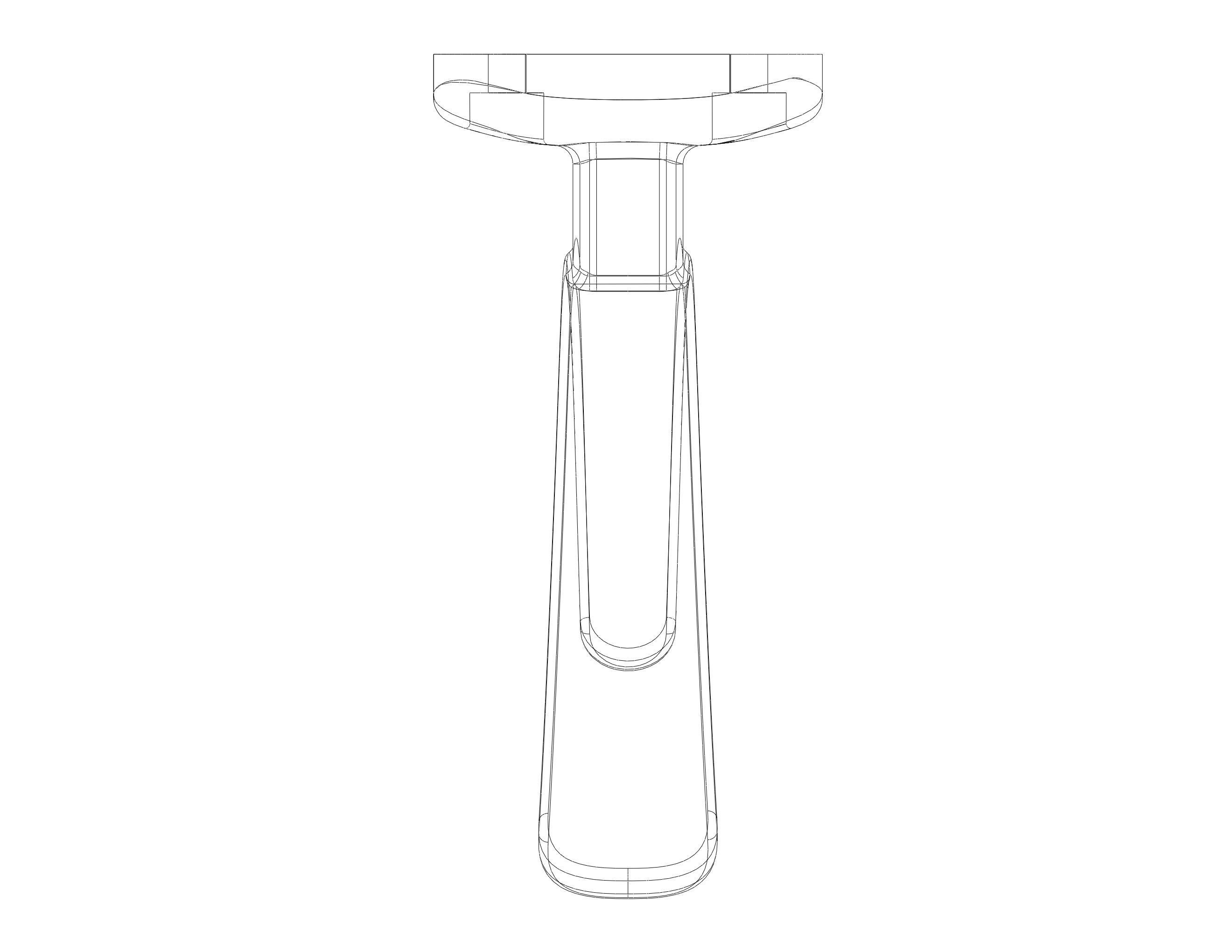 Plastic Towel Holder 3D print model_16