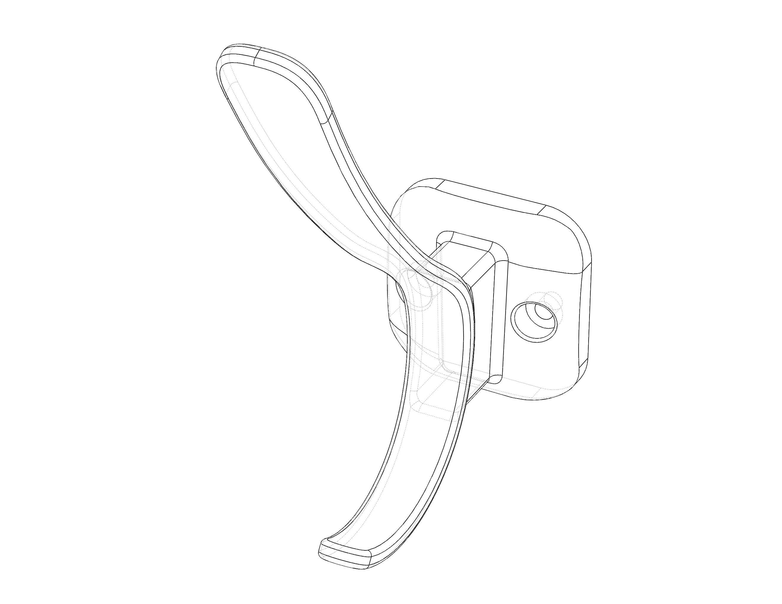 Plastic Towel Holder 3D print model_11