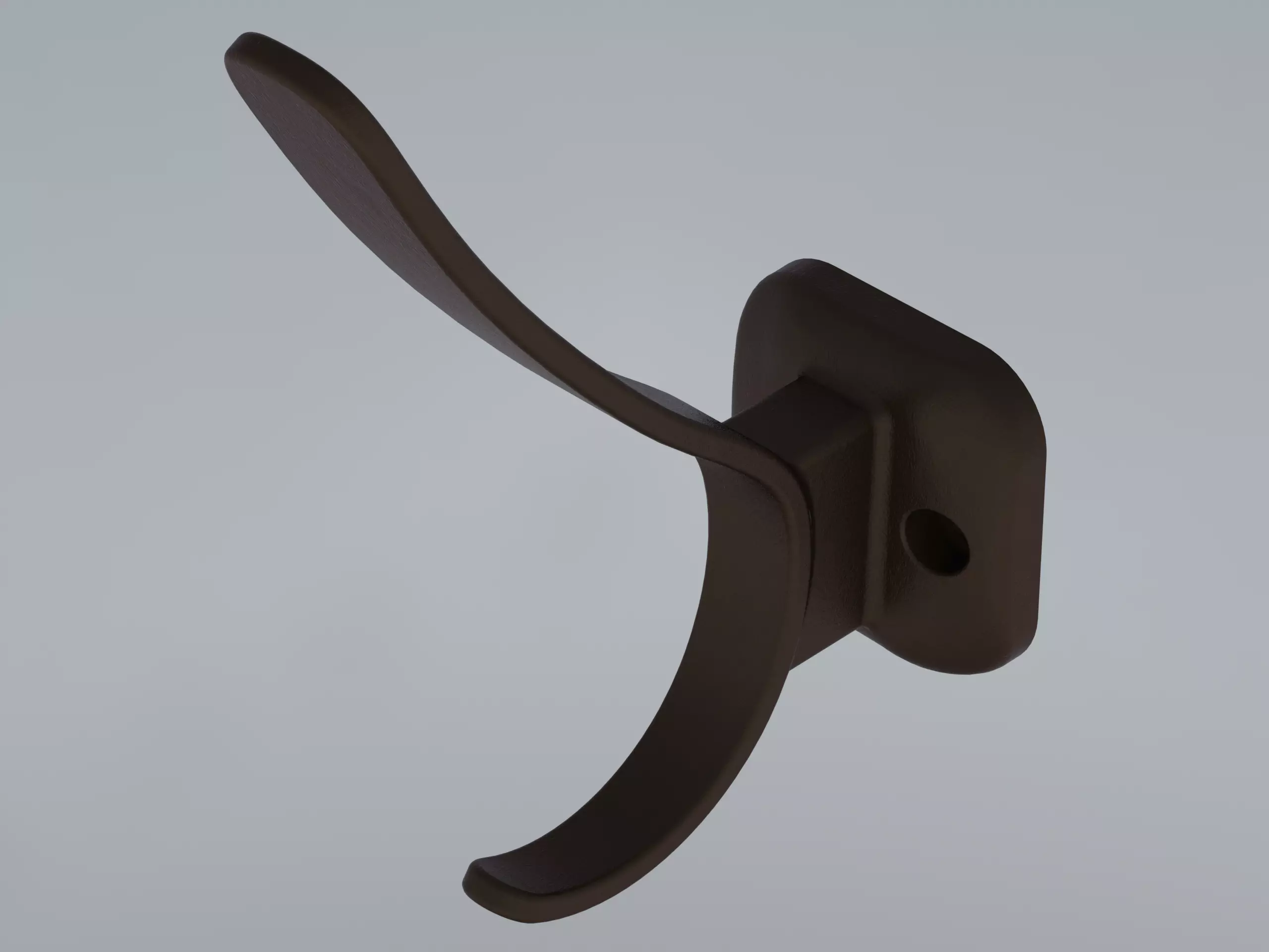 Plastic Towel Holder 3D print model_0