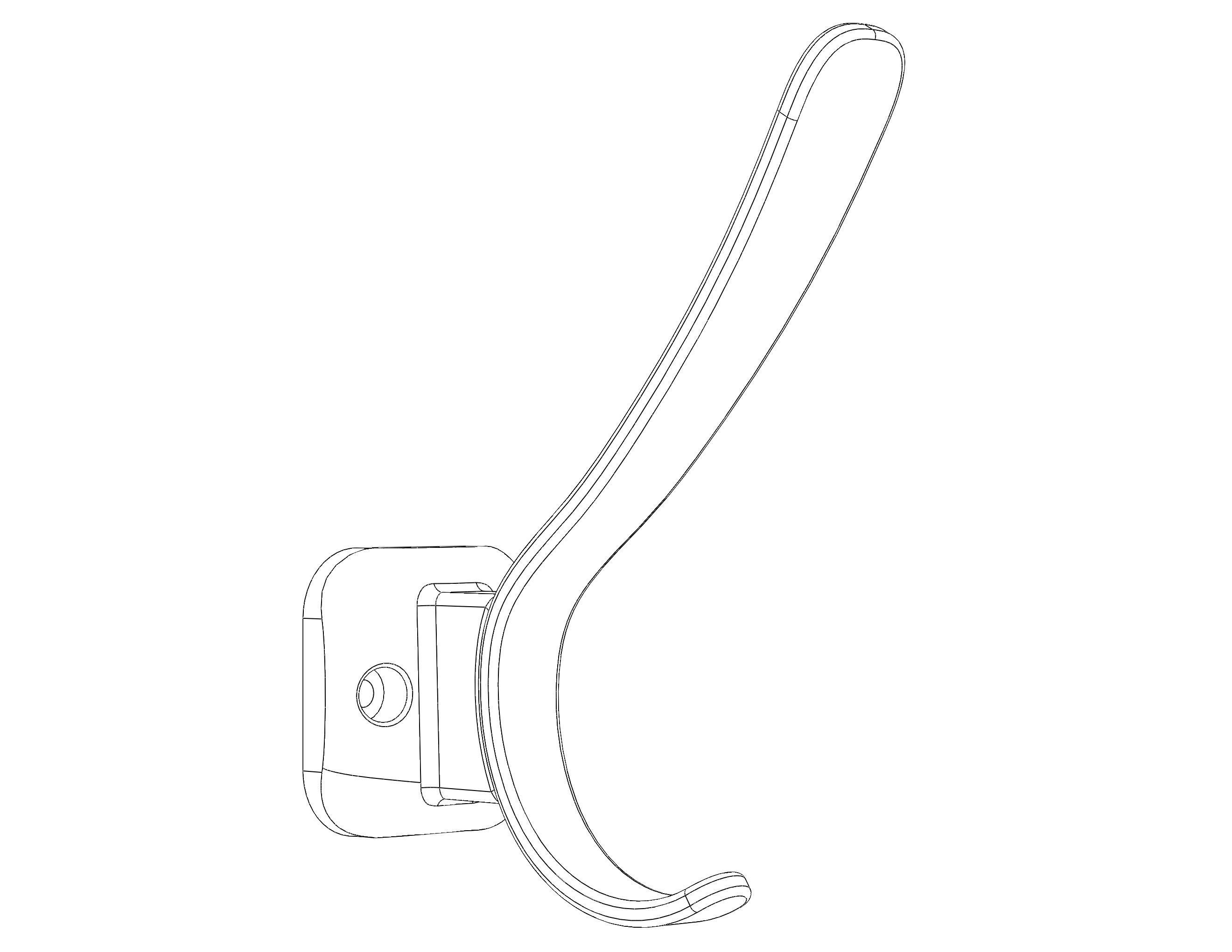 Plastic Towel Holder 3D print model_26