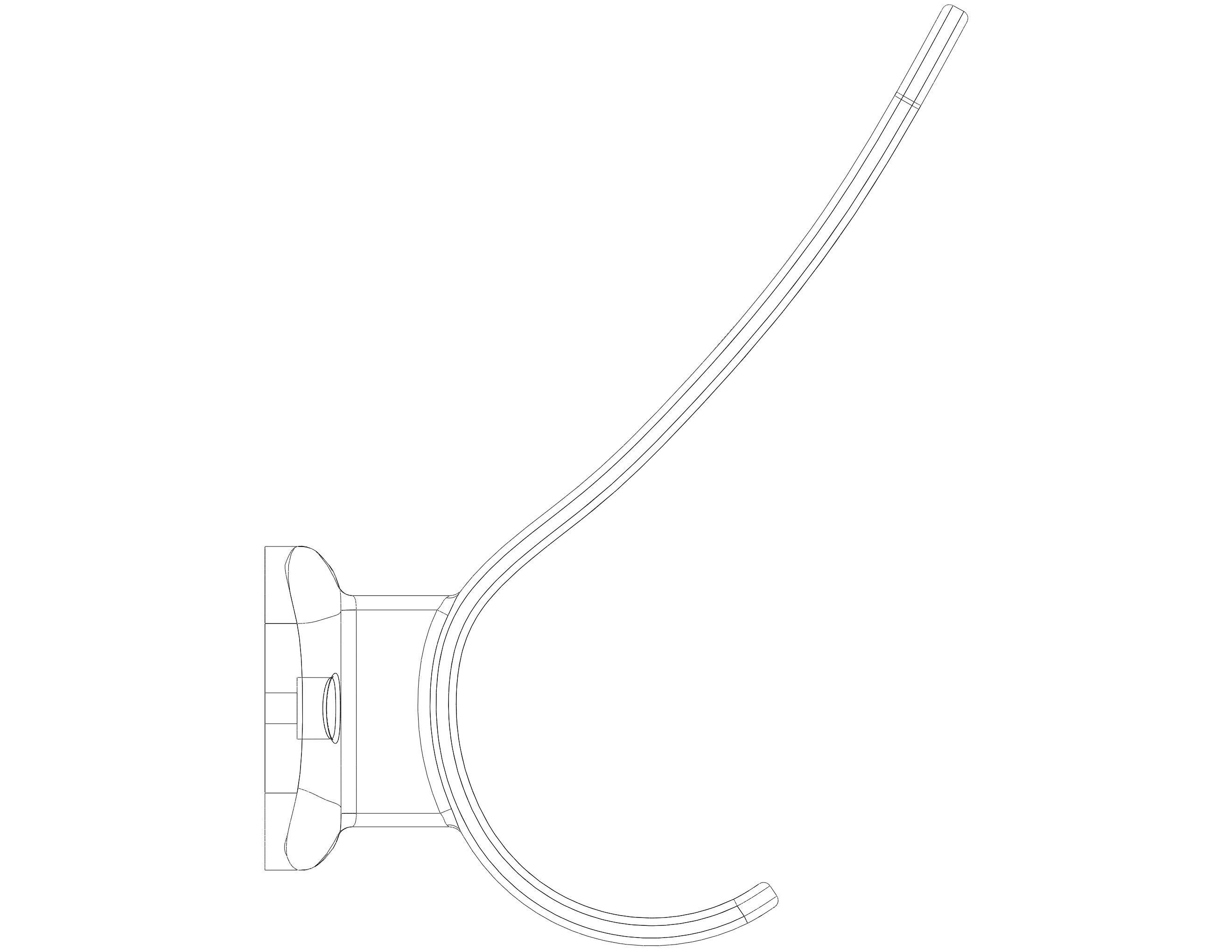 Plastic Towel Holder 3D print model_32