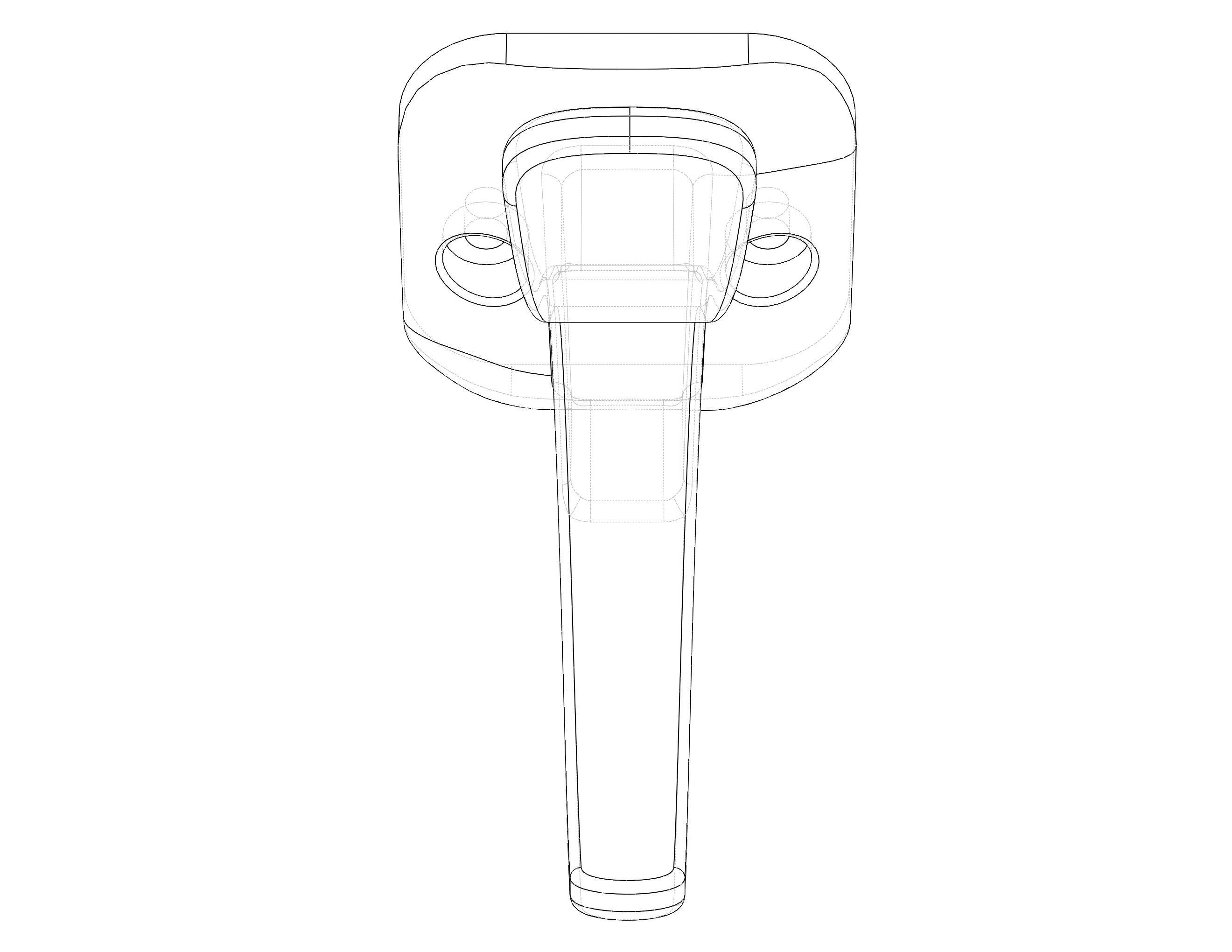 Plastic Towel Holder 3D print model_19