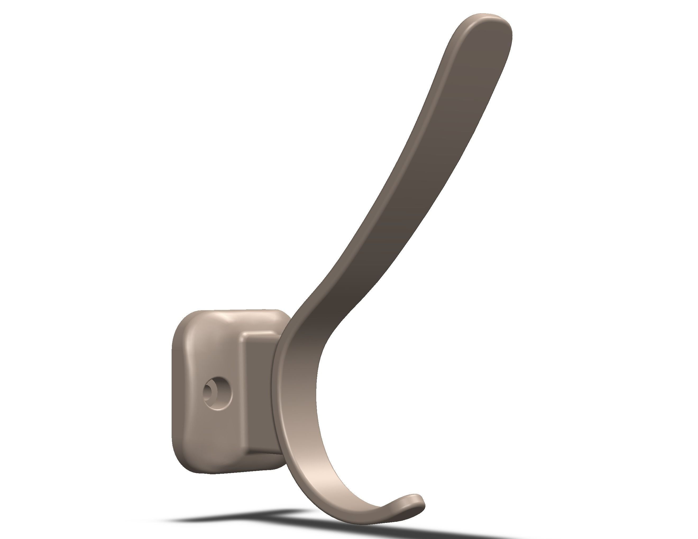 Plastic Towel Holder 3D print model_29