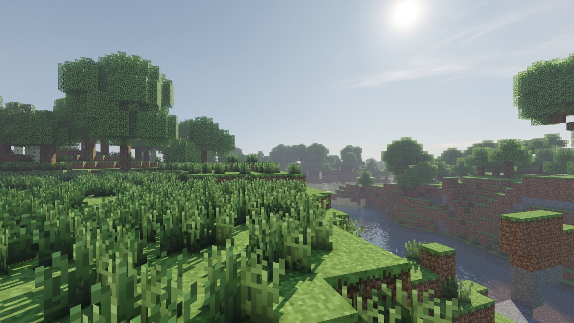 Minecraft Title Screen - Terrain 3D model Low-poly 3D model_2