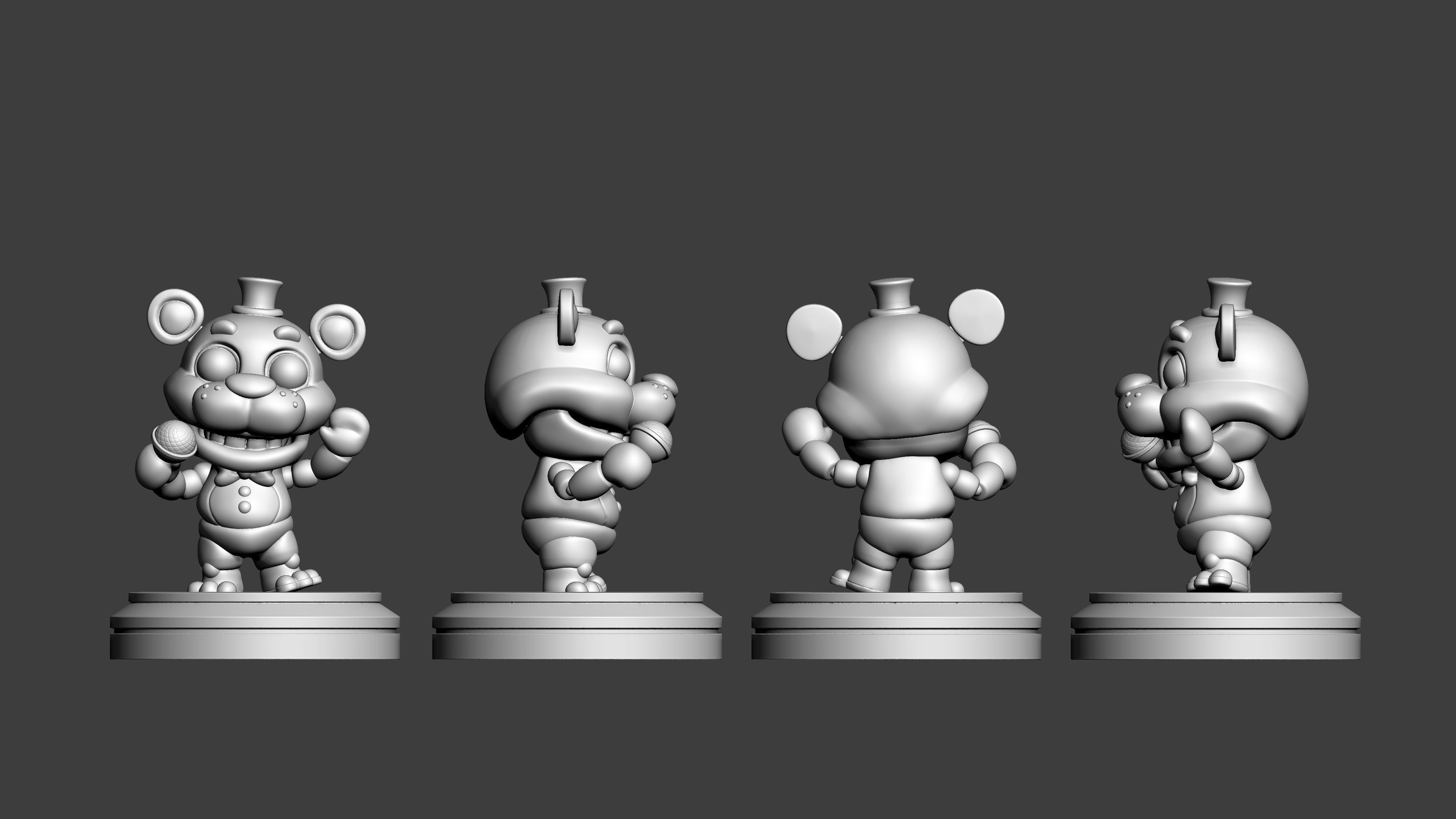 Chibi Freddy 3D print model_5