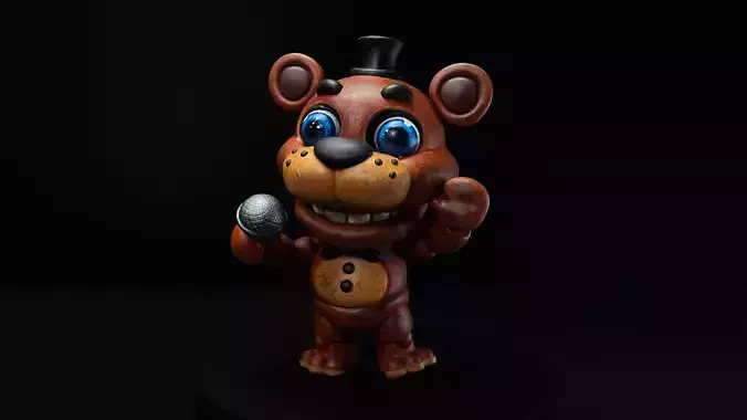 Chibi Freddy 3D print model