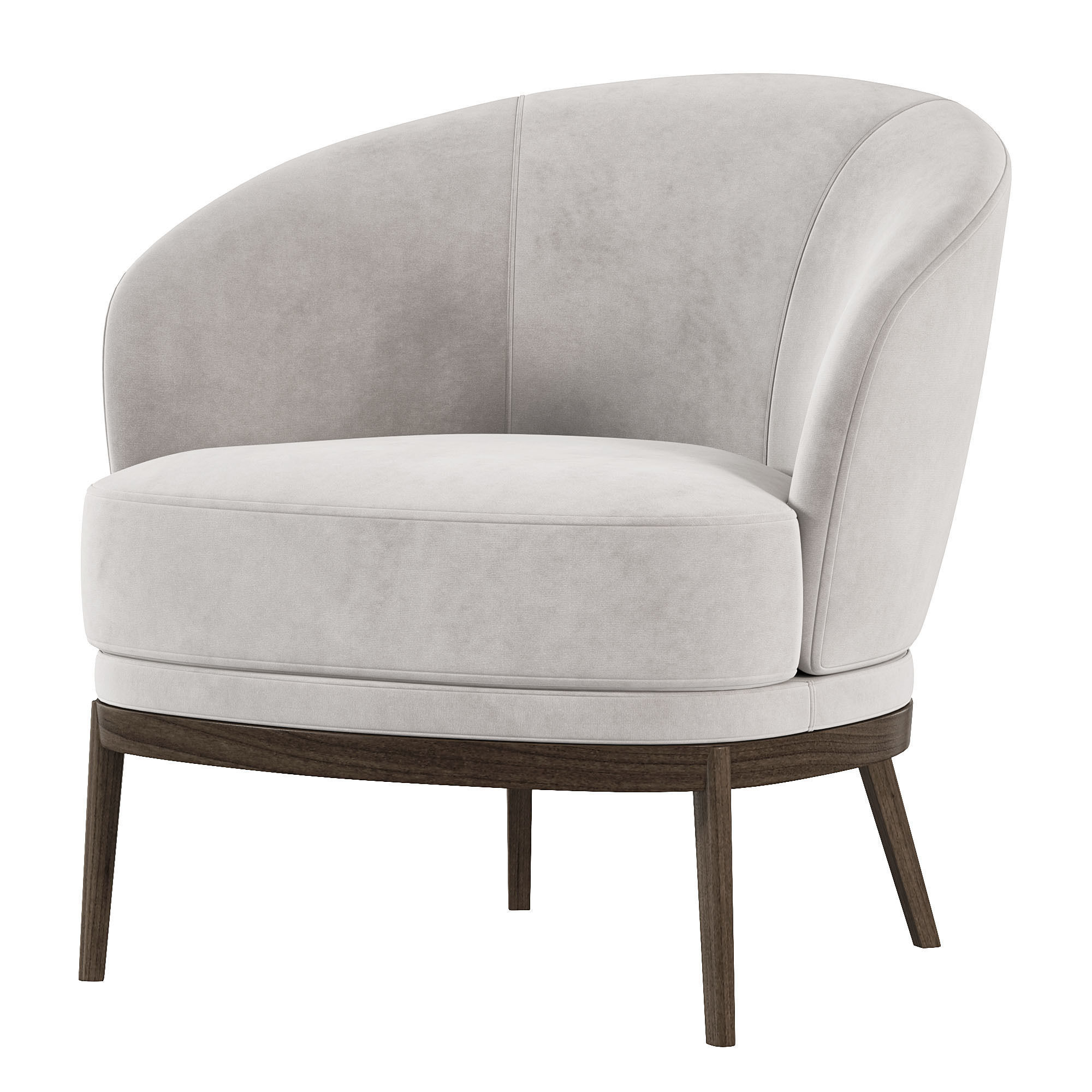 Ruth Armchair By Domkapa 3D model_1