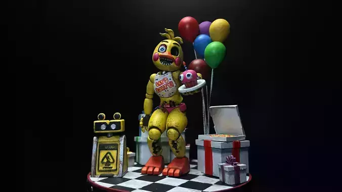 Chica 3D print model
