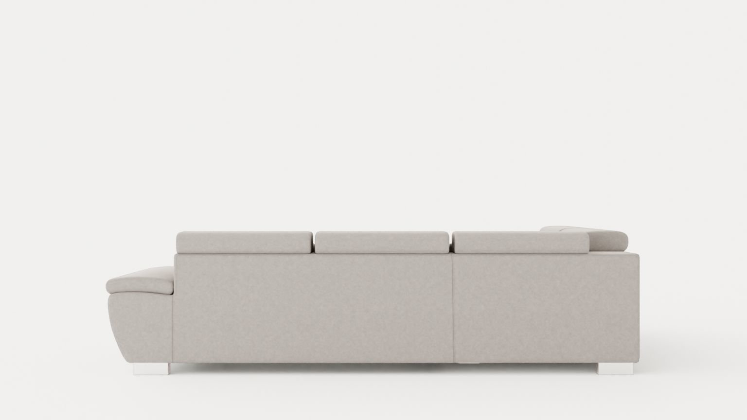 Corner Sofa Bed REGINI Left Low-poly 3D model_4