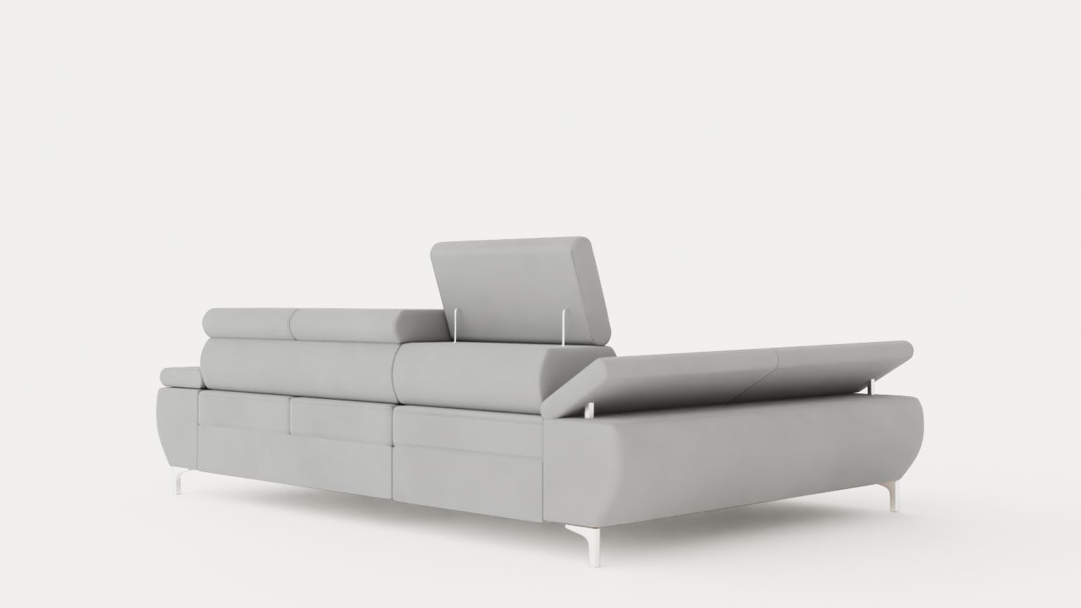 Corner Sofa Bed FLAME MINI Left Low-poly 3D model_3
