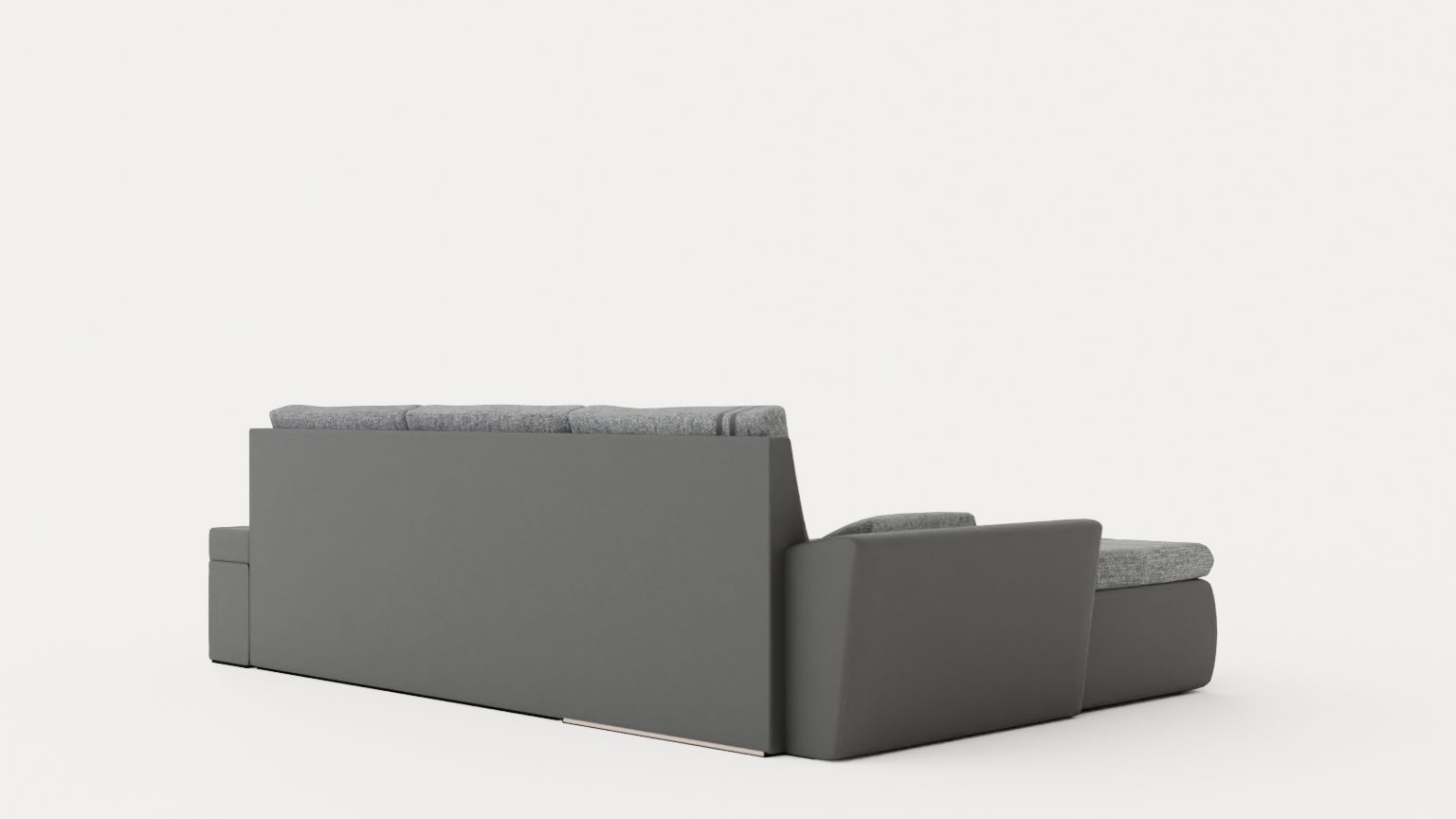 Corner Sofa Bed FADO MINI Left Low-poly 3D model_3