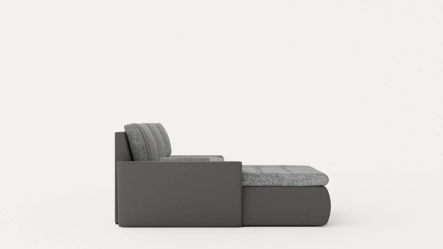 Corner Sofa Bed FADO MINI Left Low-poly 3D model_2