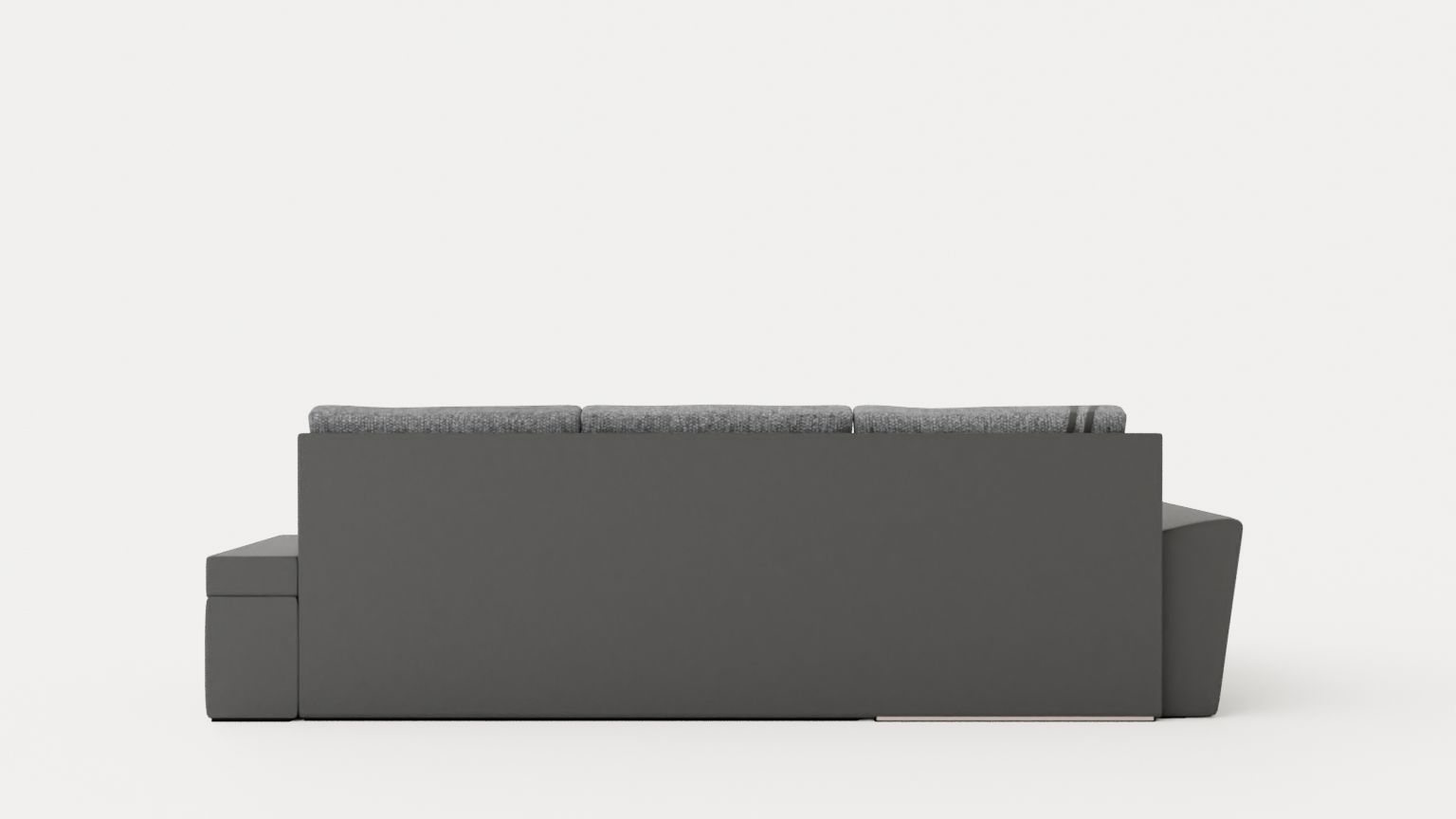 Corner Sofa Bed FADO MINI Left Low-poly 3D model_4