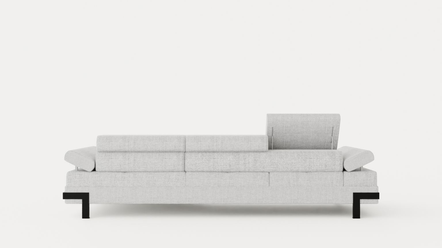 Corner Sofa Bed EMPORIO MINI Right Low-poly 3D model_4