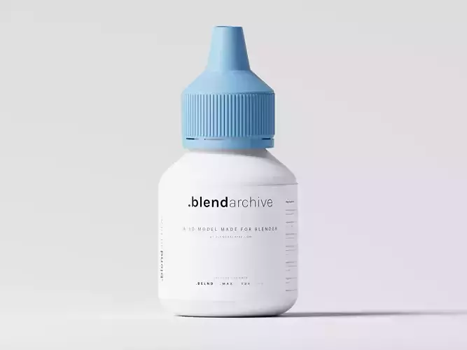 Medicine Bottle 3D Model