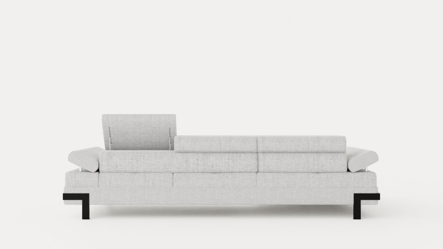 Corner Sofa Bed EMPORIO MINI Left Low-poly 3D model_4