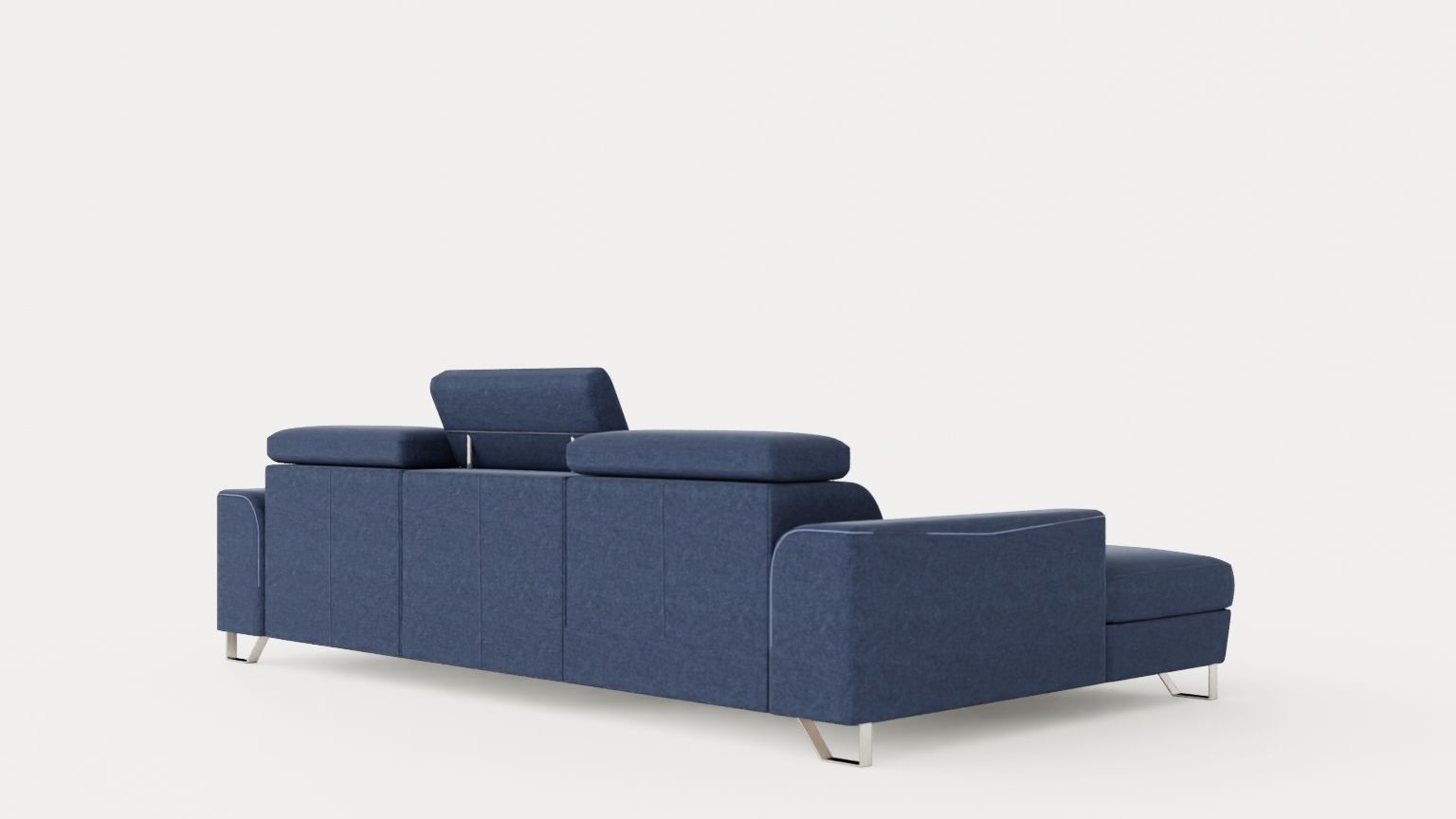 Corner Sofa Bed AUSTINO Left Low-poly 3D model_3