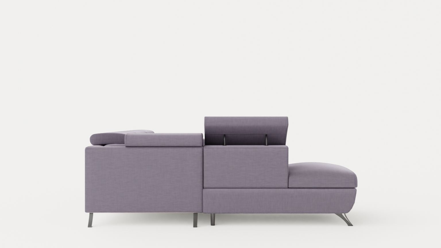 Corner Sofa Bed ALICO Left Low-poly 3D model_2