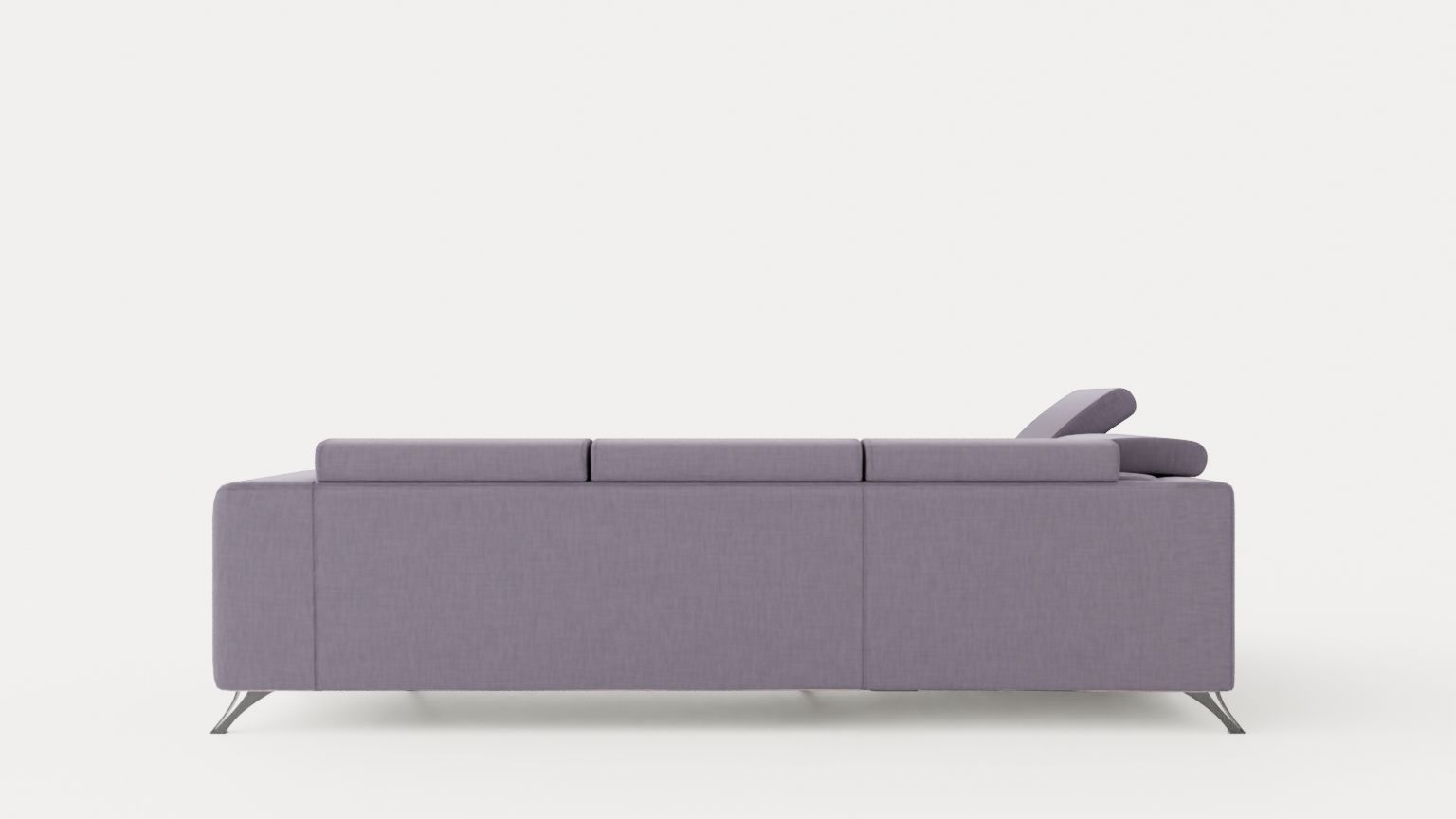 Corner Sofa Bed ALICO Left Low-poly 3D model_4