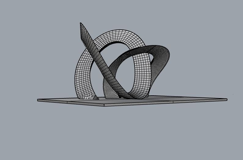 Abstract Sculpture 3D model_1