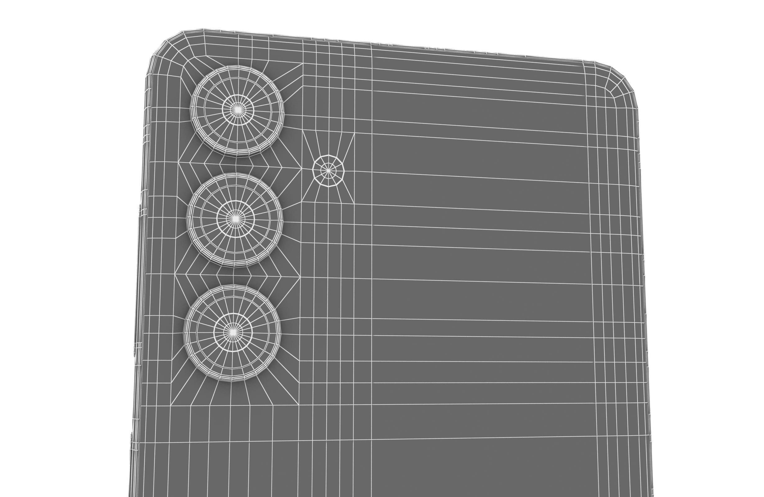 Samsung Galaxy M55 Blue 3D model_19