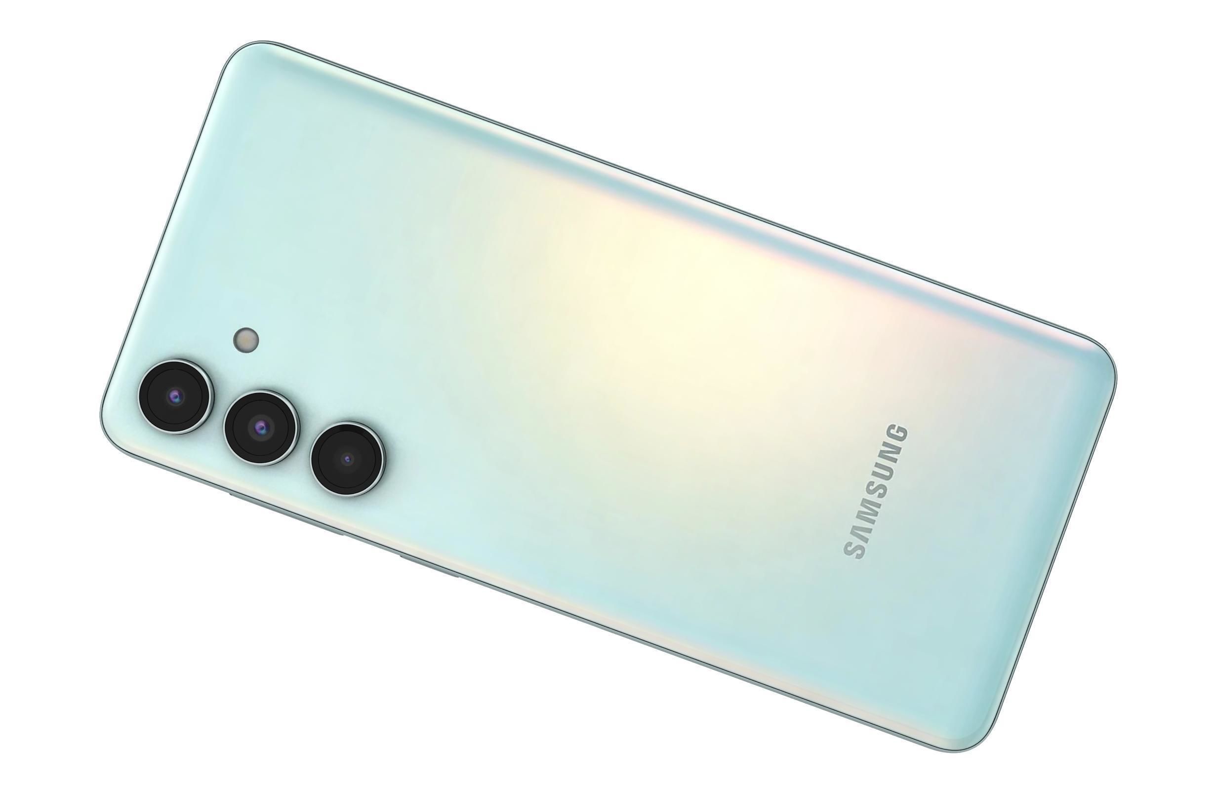Samsung Galaxy M55 Blue 3D model_11
