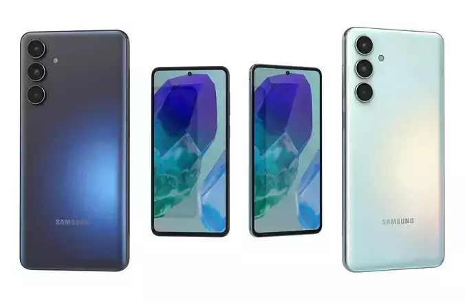 Samsung Galaxy M55 Black And Blue