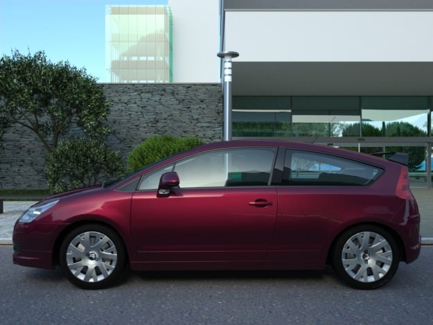 Citroen C4 2006 3D model_4