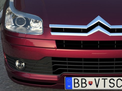 Citroen C4 2006 3D model_10