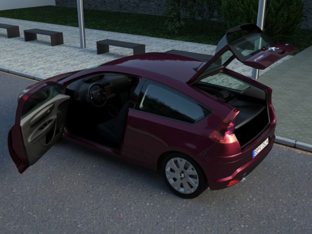 Citroen C4 2006 3D model_2