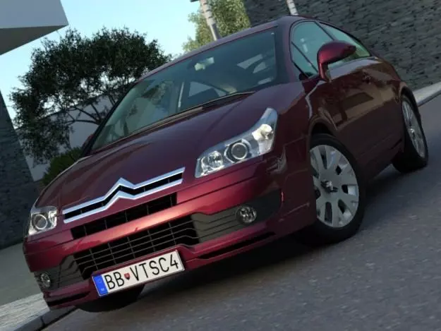 Citroen C4 2006 3D model_0