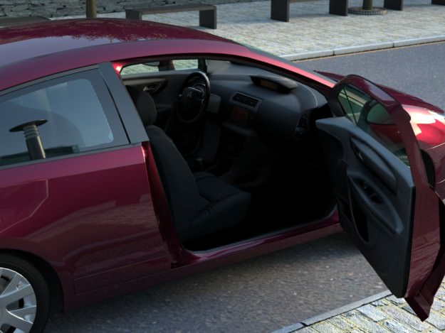 Citroen C4 2006 3D model_6