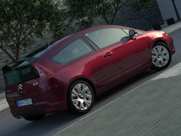 Citroen C4 2006 3D model_1