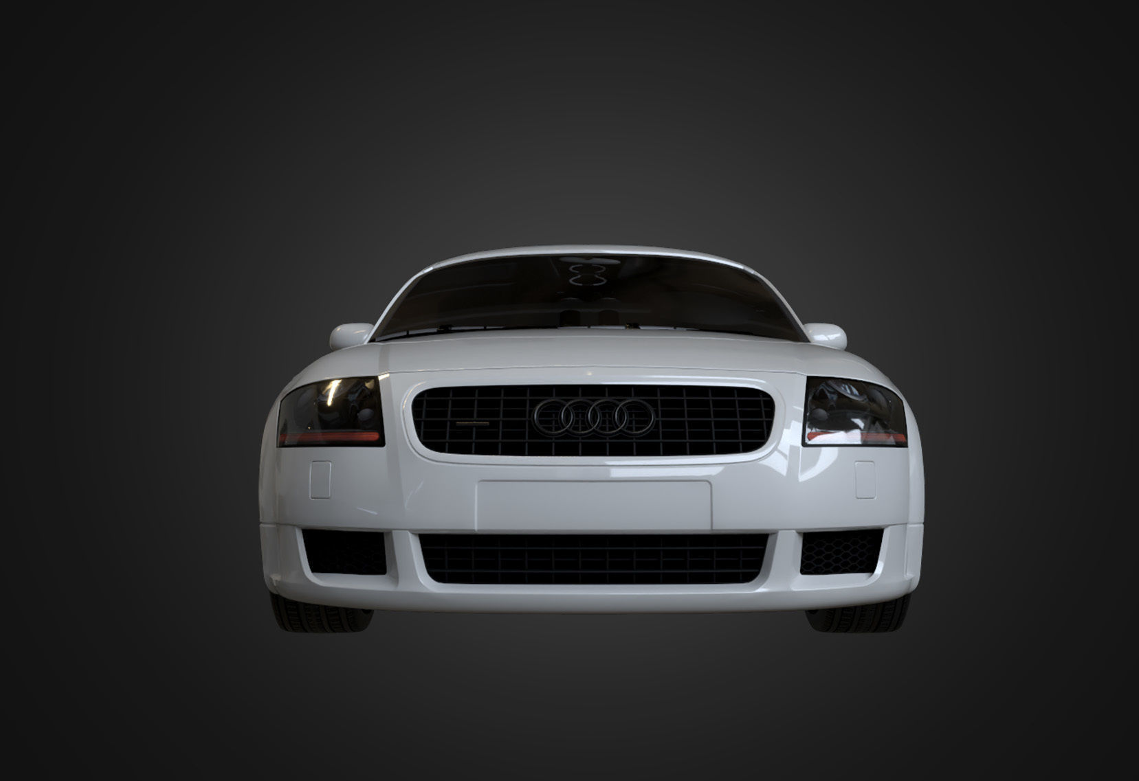 2004 Audi TT Coupe Low-poly 3D model_5