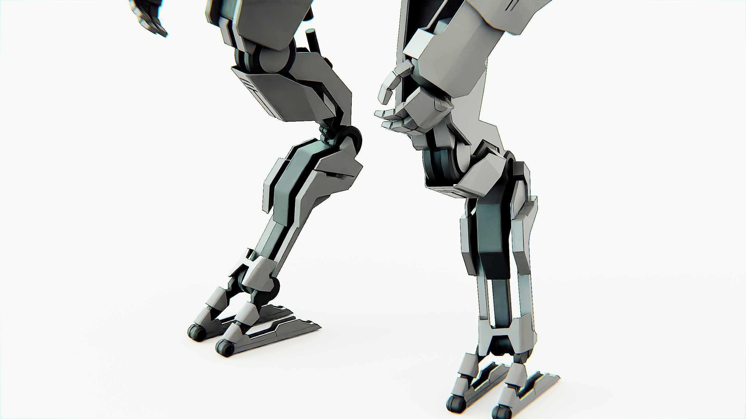 COMBAT DROID OMRON Rigged for Unreal Engine - Unity - MIXAMO 3D model_27
