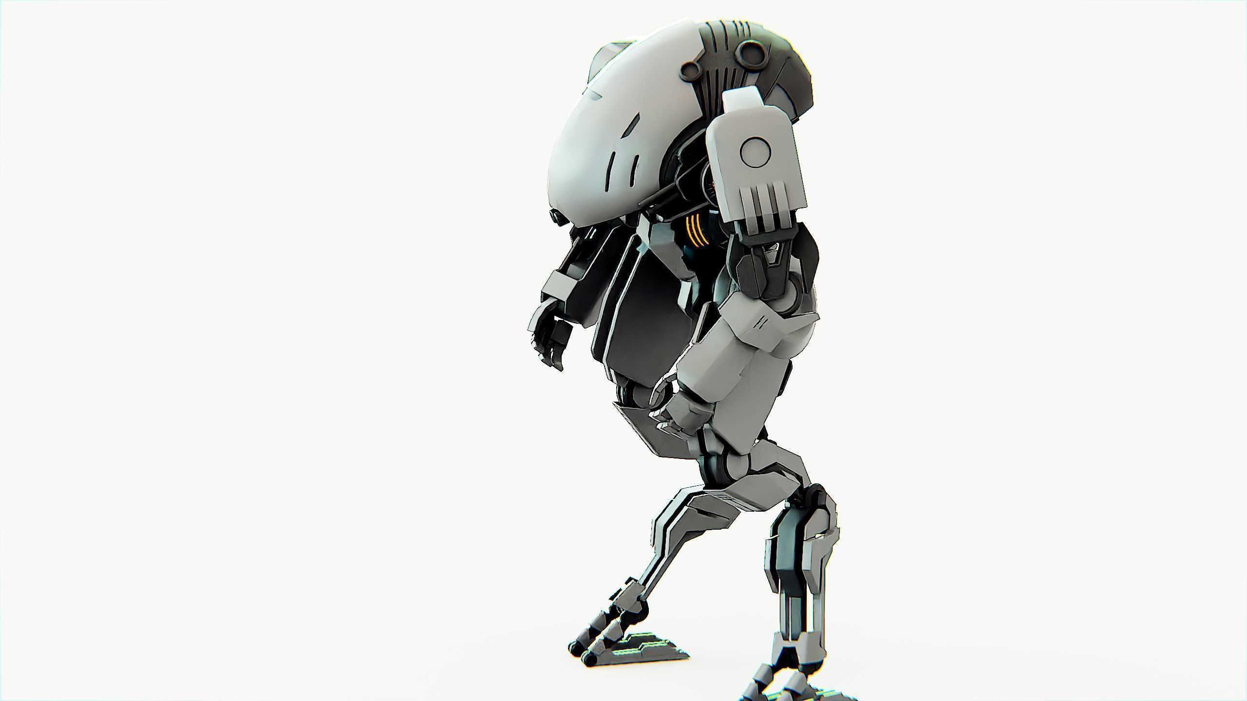 COMBAT DROID OMRON Rigged for Unreal Engine - Unity - MIXAMO 3D model_20