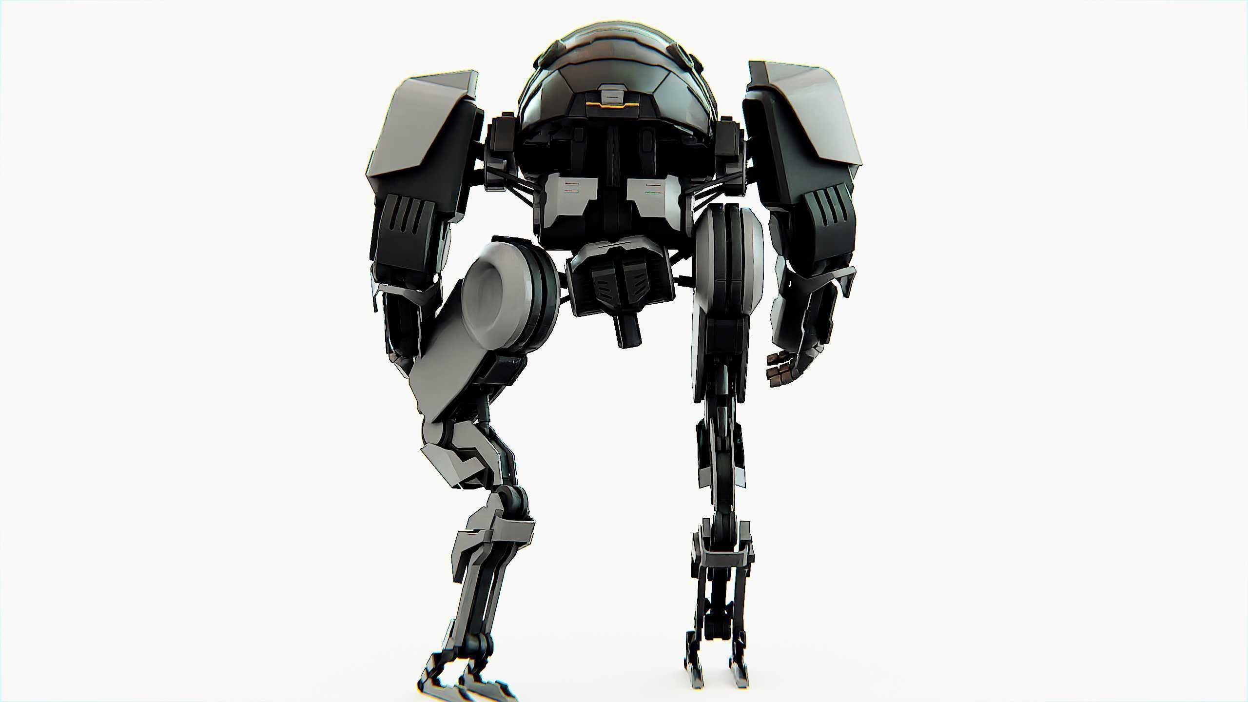 COMBAT DROID OMRON Rigged for Unreal Engine - Unity - MIXAMO 3D model_14