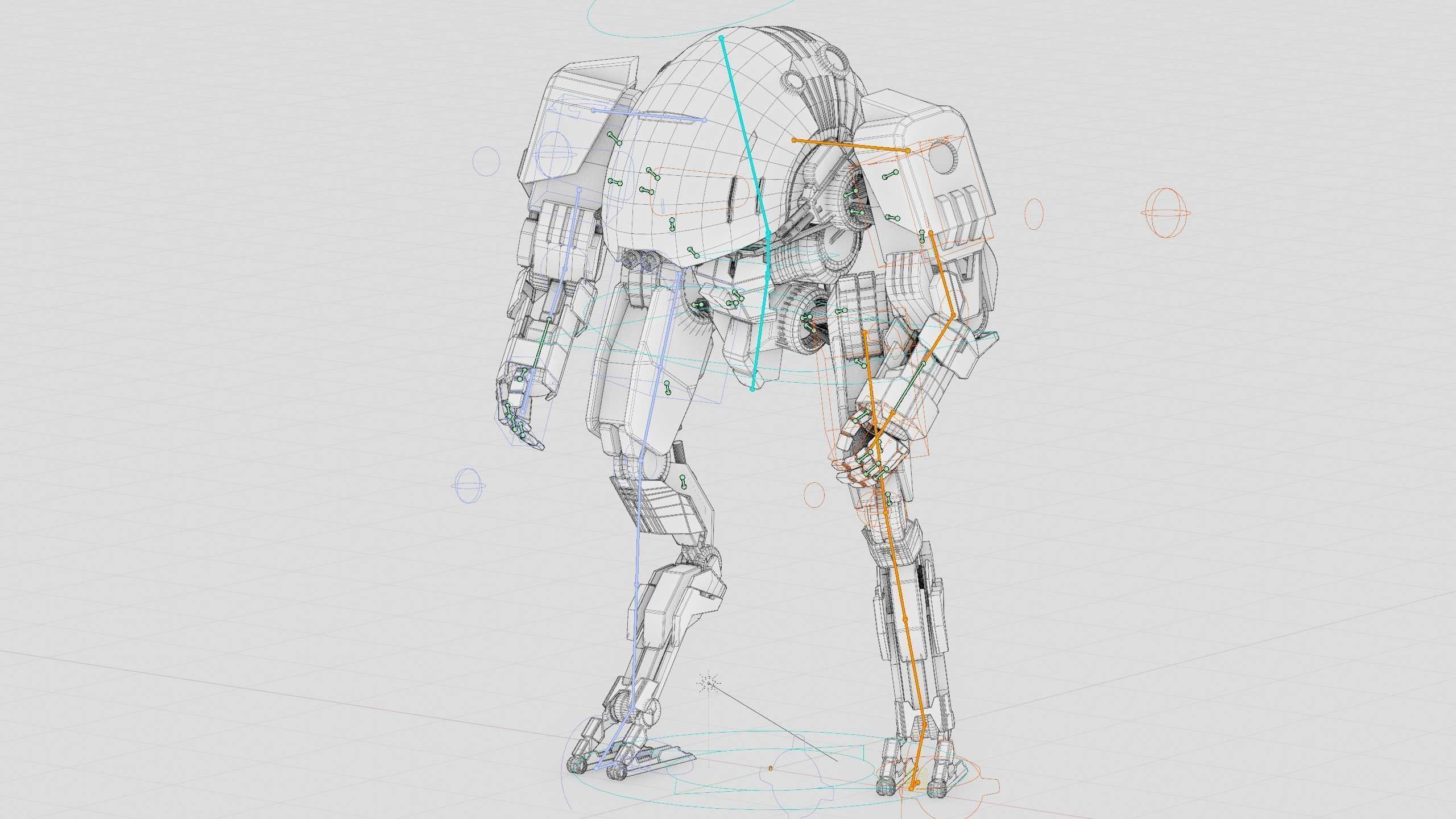 COMBAT DROID OMRON Rigged for Unreal Engine - Unity - MIXAMO 3D model_40