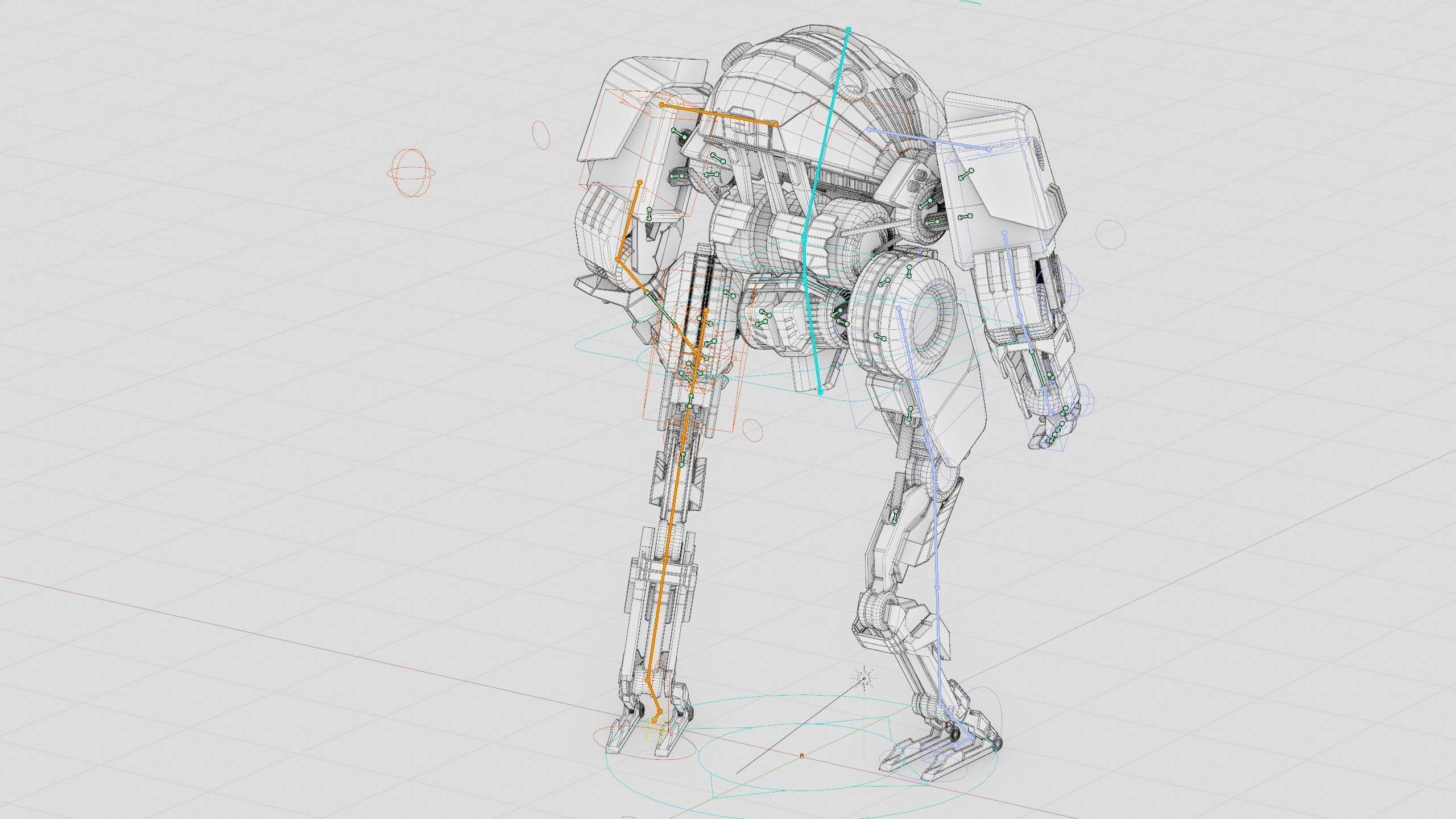 COMBAT DROID OMRON Rigged for Unreal Engine - Unity - MIXAMO 3D model_41