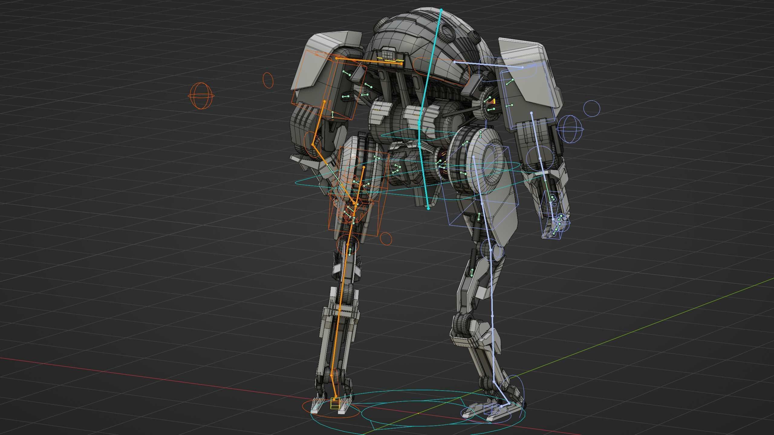 COMBAT DROID OMRON Rigged for Unreal Engine - Unity - MIXAMO 3D model_38