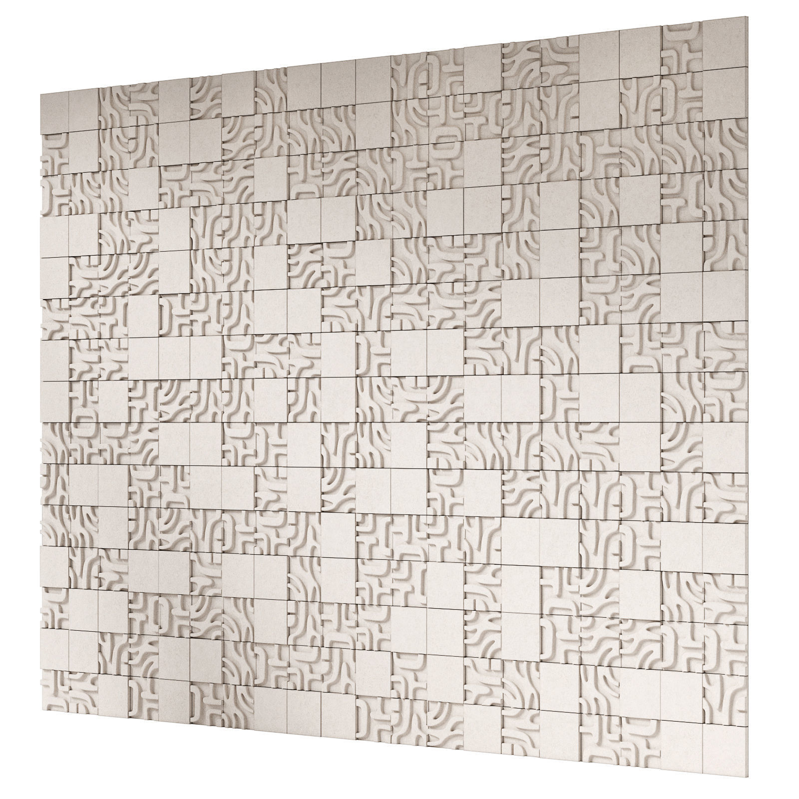 Decorative concrete tiles Castelatto Tribu 3D model_7