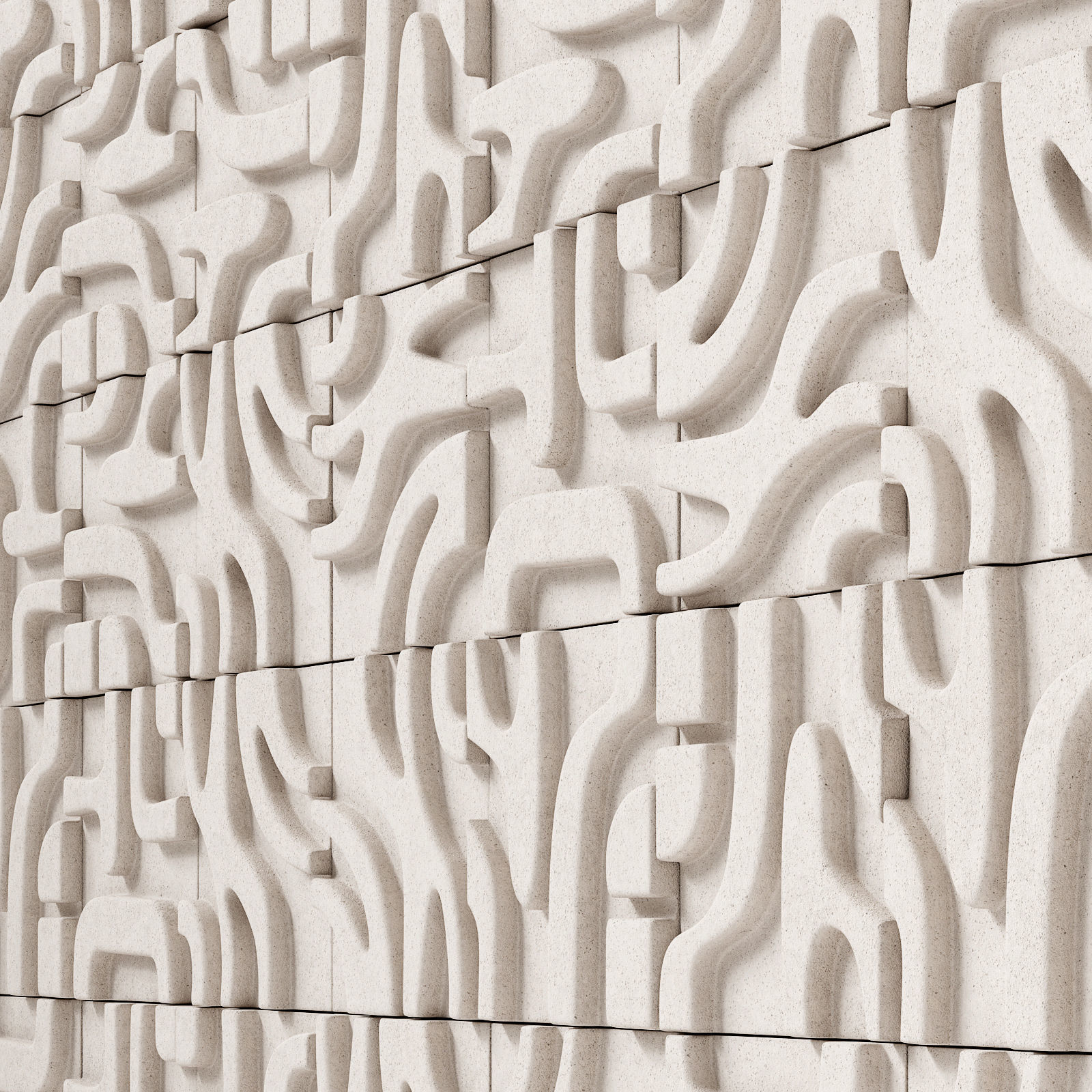 Decorative concrete tiles Castelatto Tribu 3D model_5