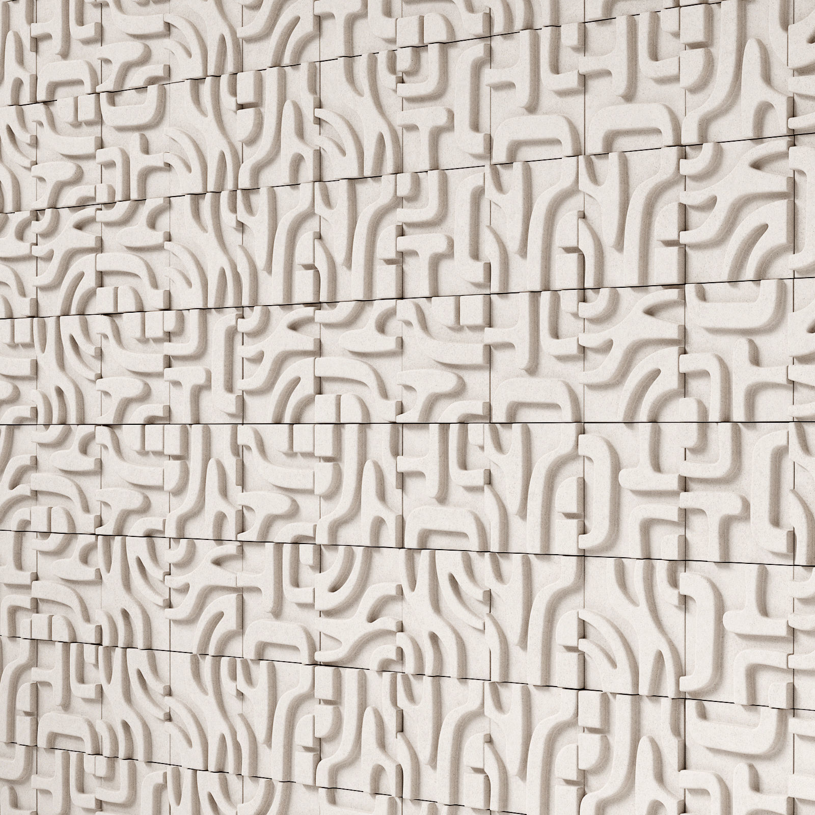 Decorative concrete tiles Castelatto Tribu 3D model_4