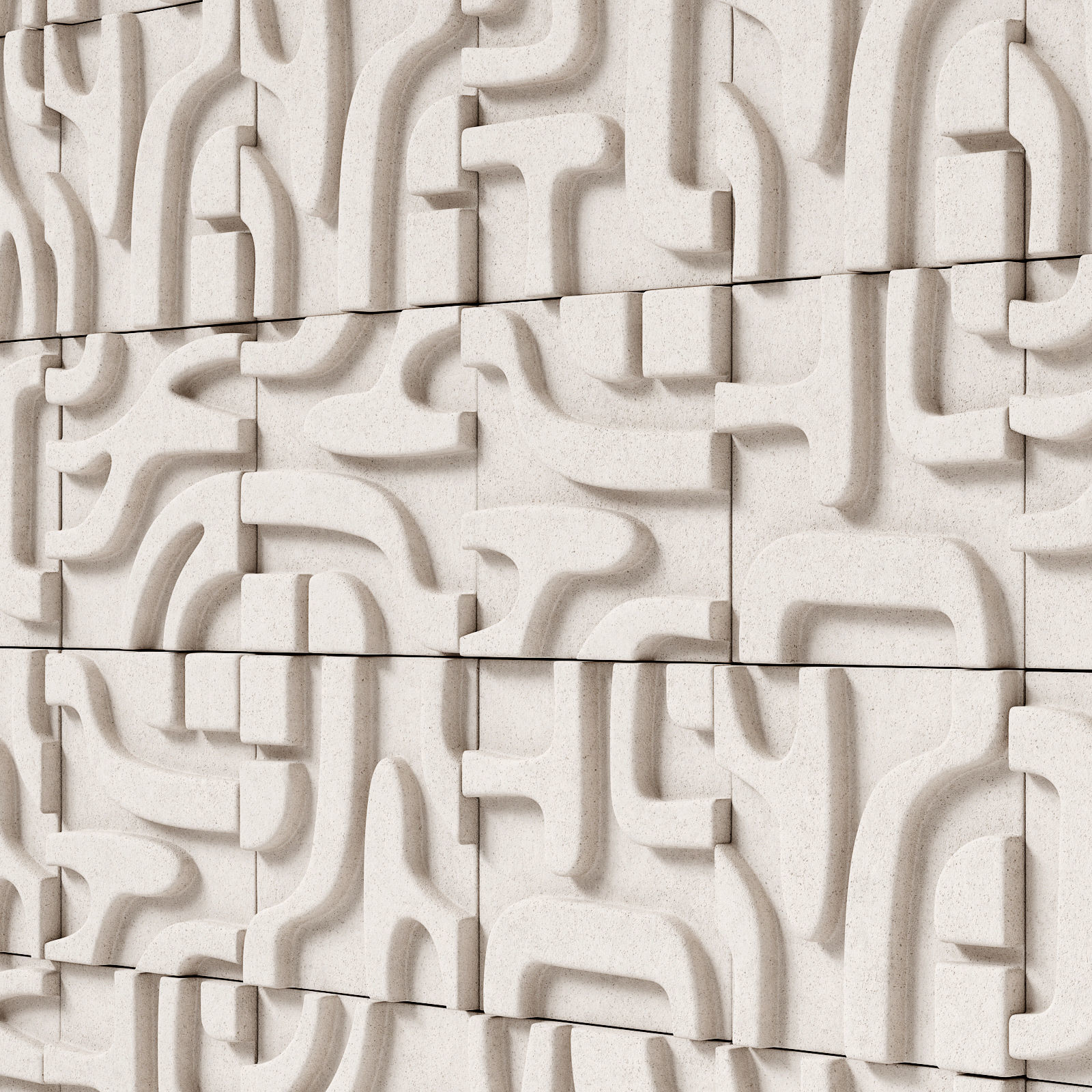 Decorative concrete tiles Castelatto Tribu 3D model_6